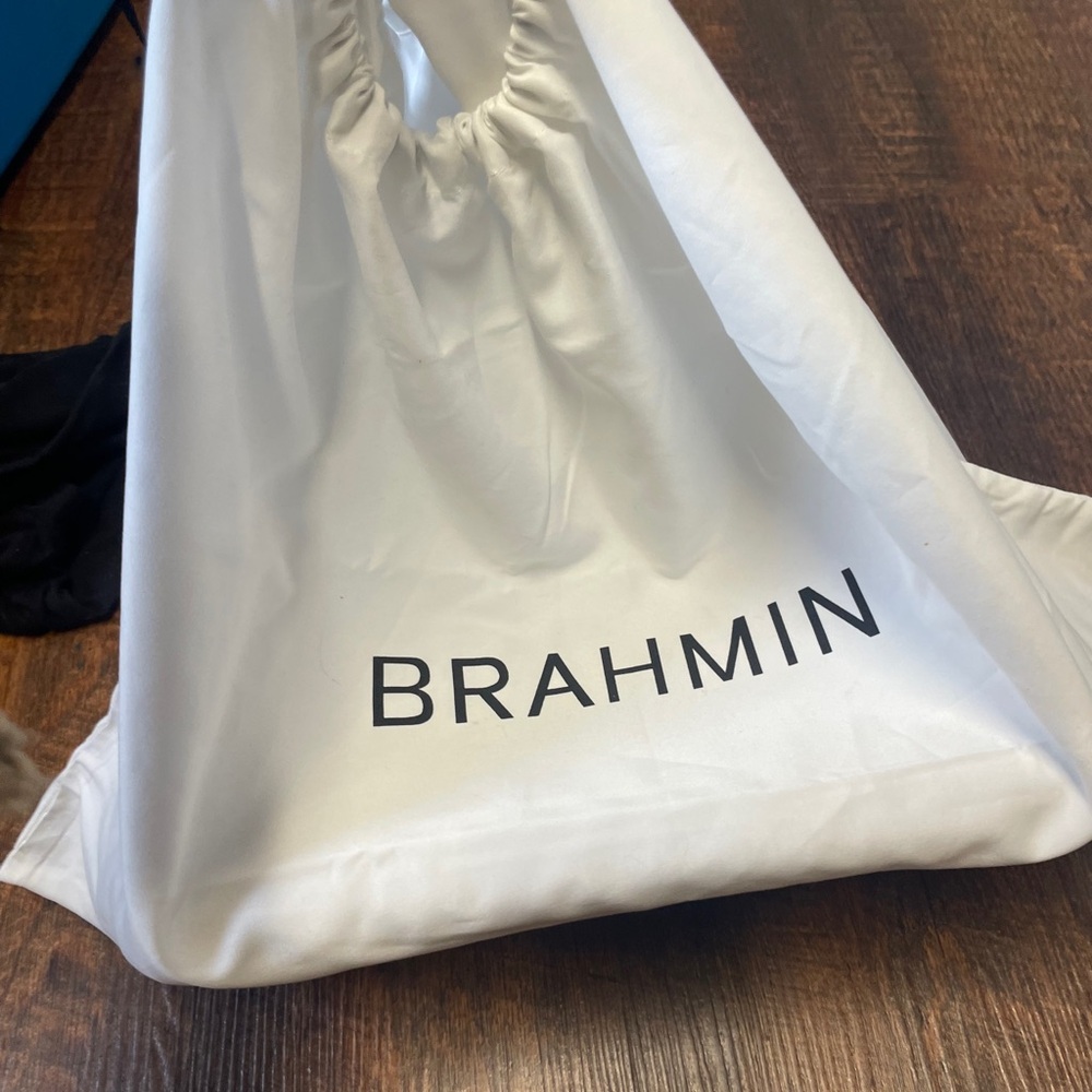 Brahmin Silver Crocodile-Embossed Medium Asher Tote - Picture 13 of 13